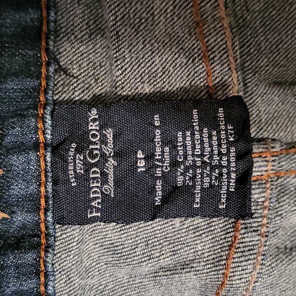 EUC Faded Glory Straight leg. Size 16P - Picture 4 of 7